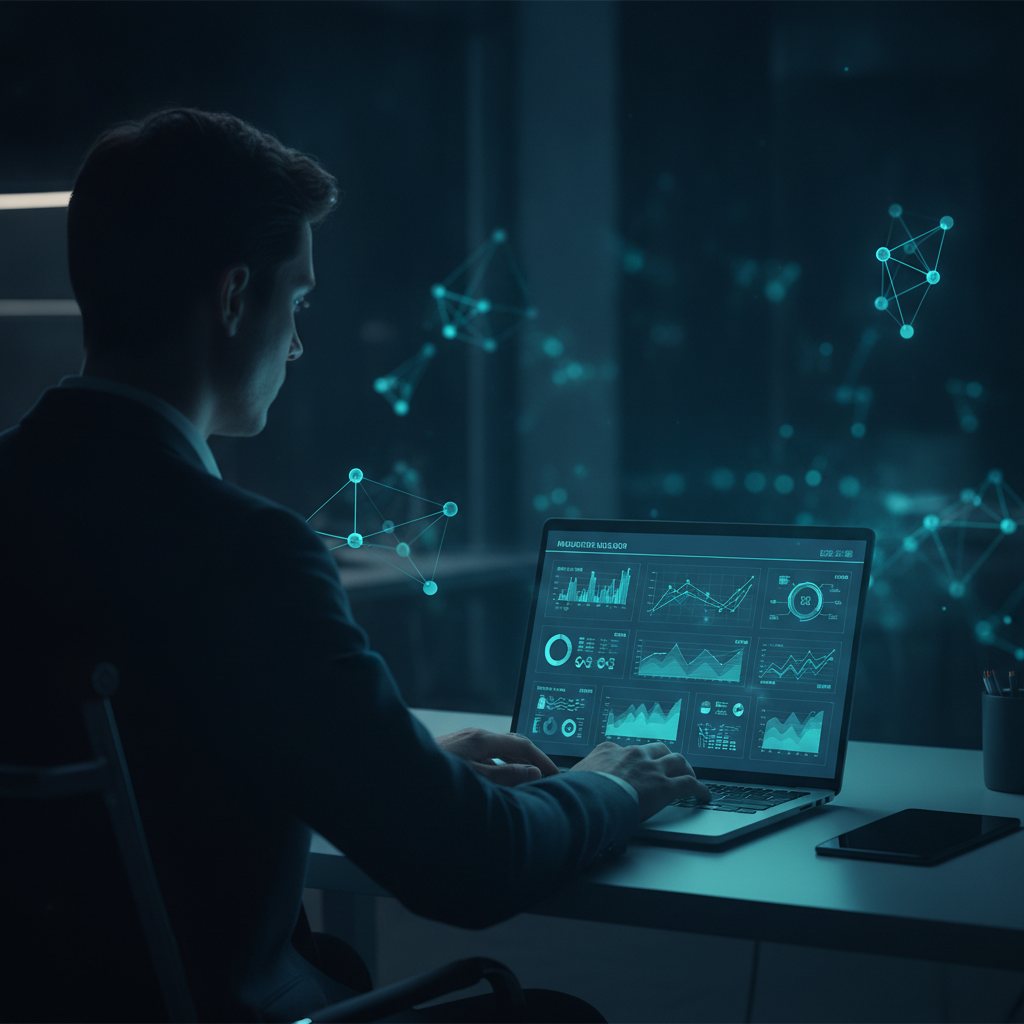 Athena's AI running a live business dashboard